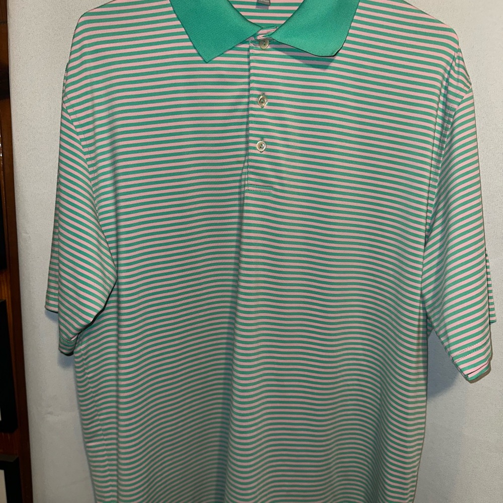 Striped Green Polo Shirt